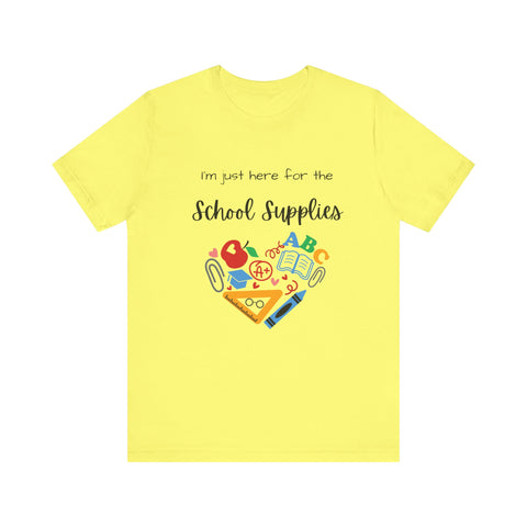 Teacher Tee - School Supplies Funny Unisex Shirt