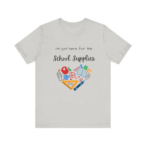 Teacher Tee - School Supplies Funny Unisex Shirt