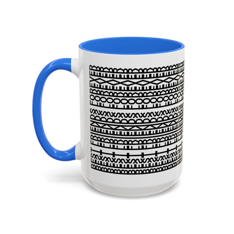 Mug - Best Friends Forever Colorful Geometric Design