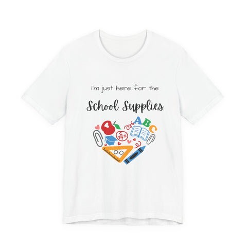 Teacher Tee - School Supplies Funny Unisex Shirt