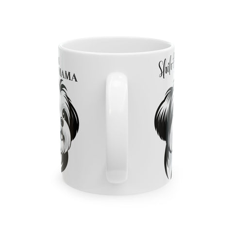 Mug - Cute Shih Tzu Doggie, Shih Tzu Mama - Ceramic Mug (11oz, 15oz)