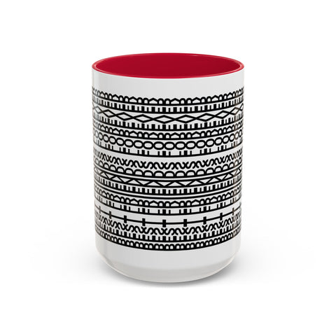 Mug - Best Friends Forever Colorful Geometric Design