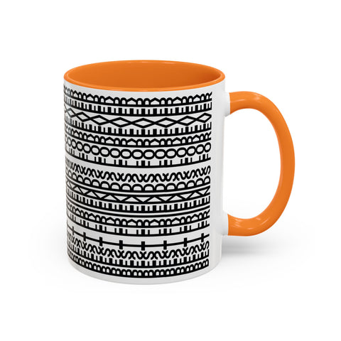 Mug - Best Friends Forever Colorful Geometric Design