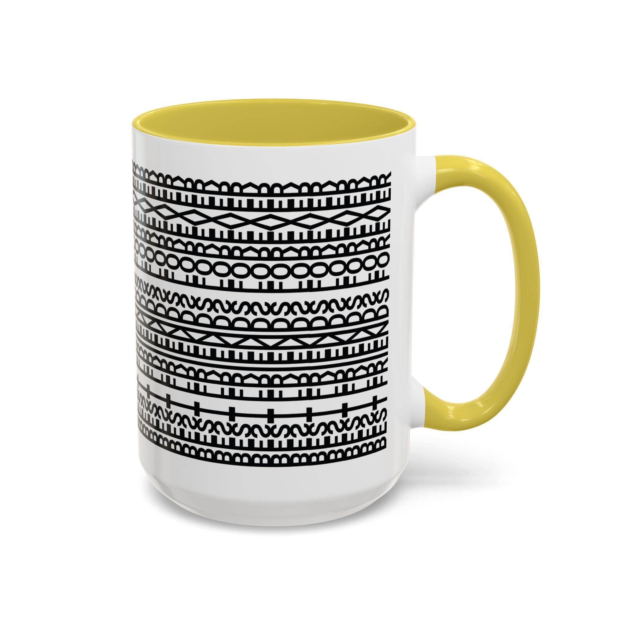 Mug - Best Friends Forever Colorful Geometric Design