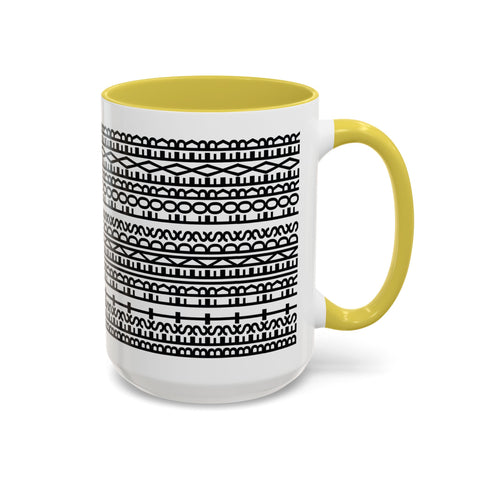 Mug - Best Friends Forever Colorful Geometric Design