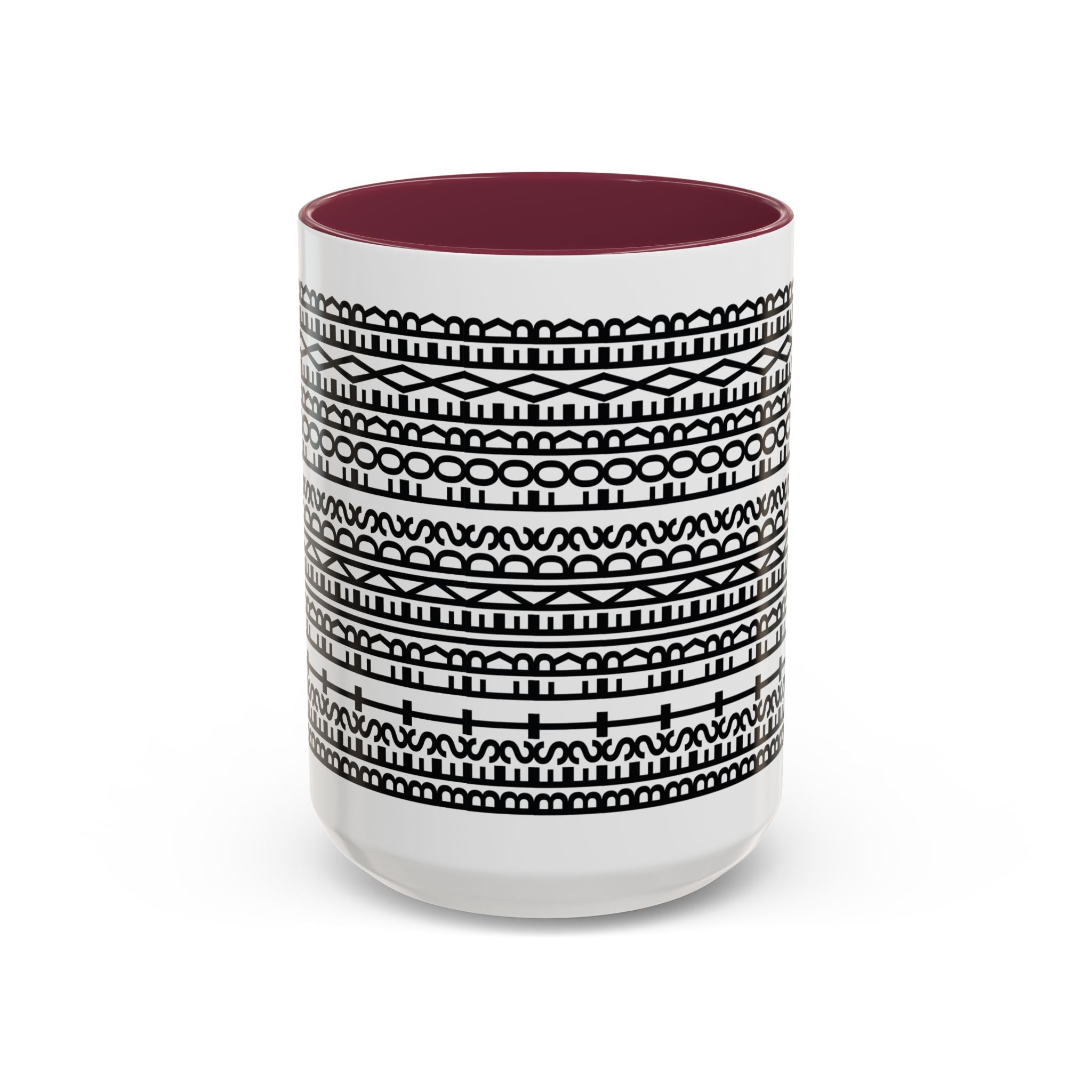 Mug - Best Friends Forever Colorful Geometric Design