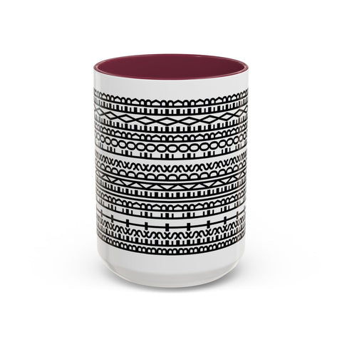 Mug - Best Friends Forever Colorful Geometric Design