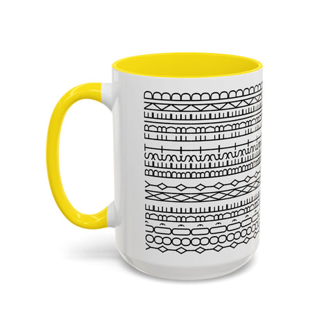 You're My Best Friend Stylish Accent Coffee Mug - Modern Design, Home Decor, Gift for Coffee Lovers, Unique Mug for Birthdays, Black and White Pattern