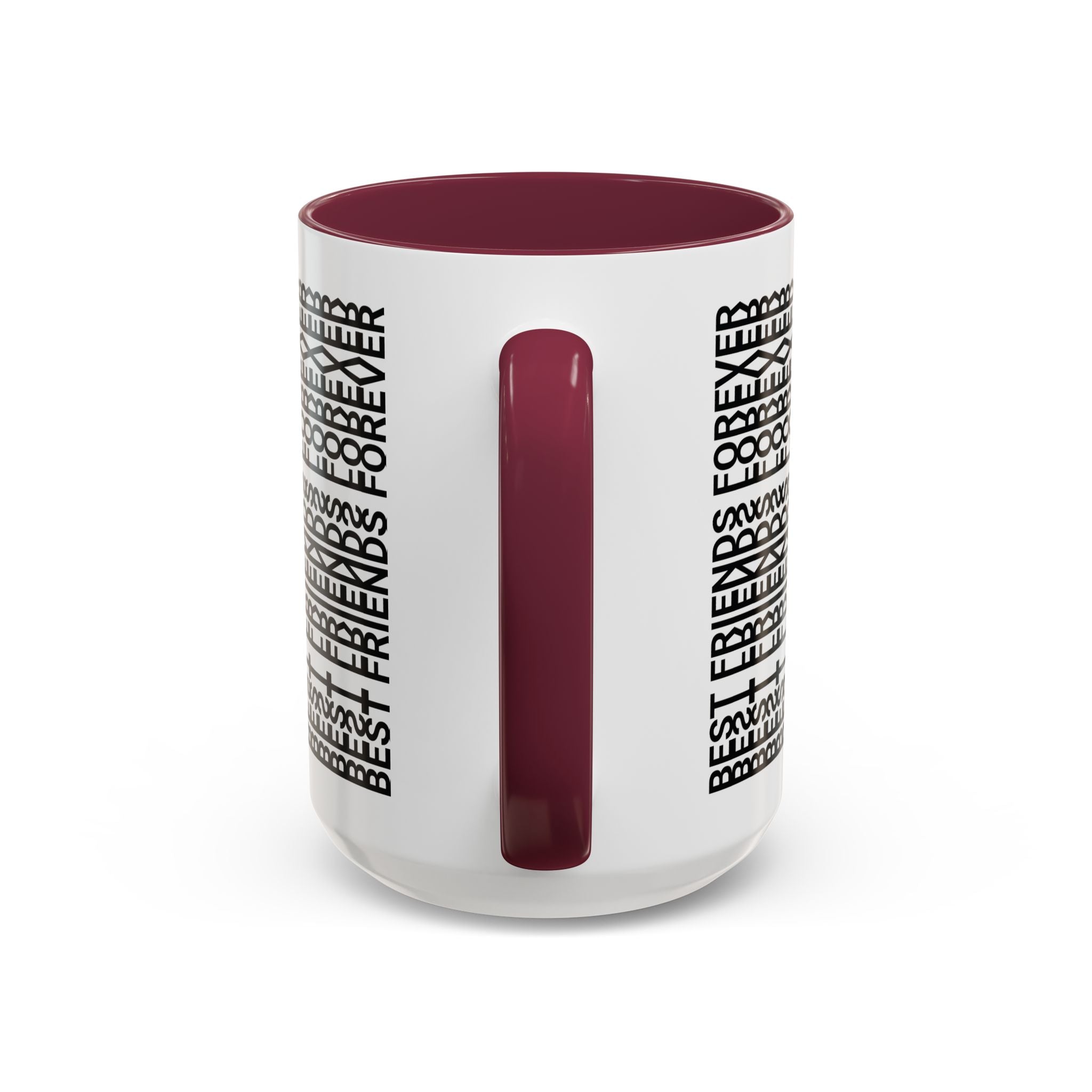 Mug - Best Friends Forever Colorful Geometric Design