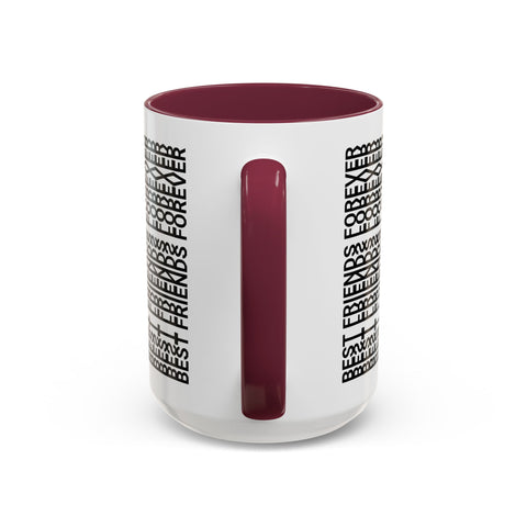 Mug - Best Friends Forever Colorful Geometric Design