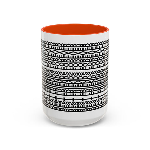 Mug - Best Friends Forever Colorful Geometric Design