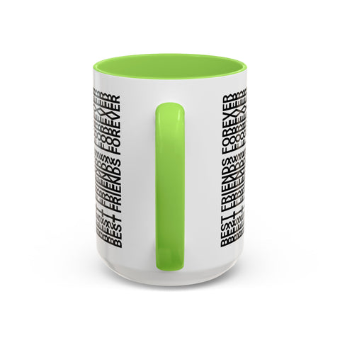 Mug - Best Friends Forever Colorful Geometric Design
