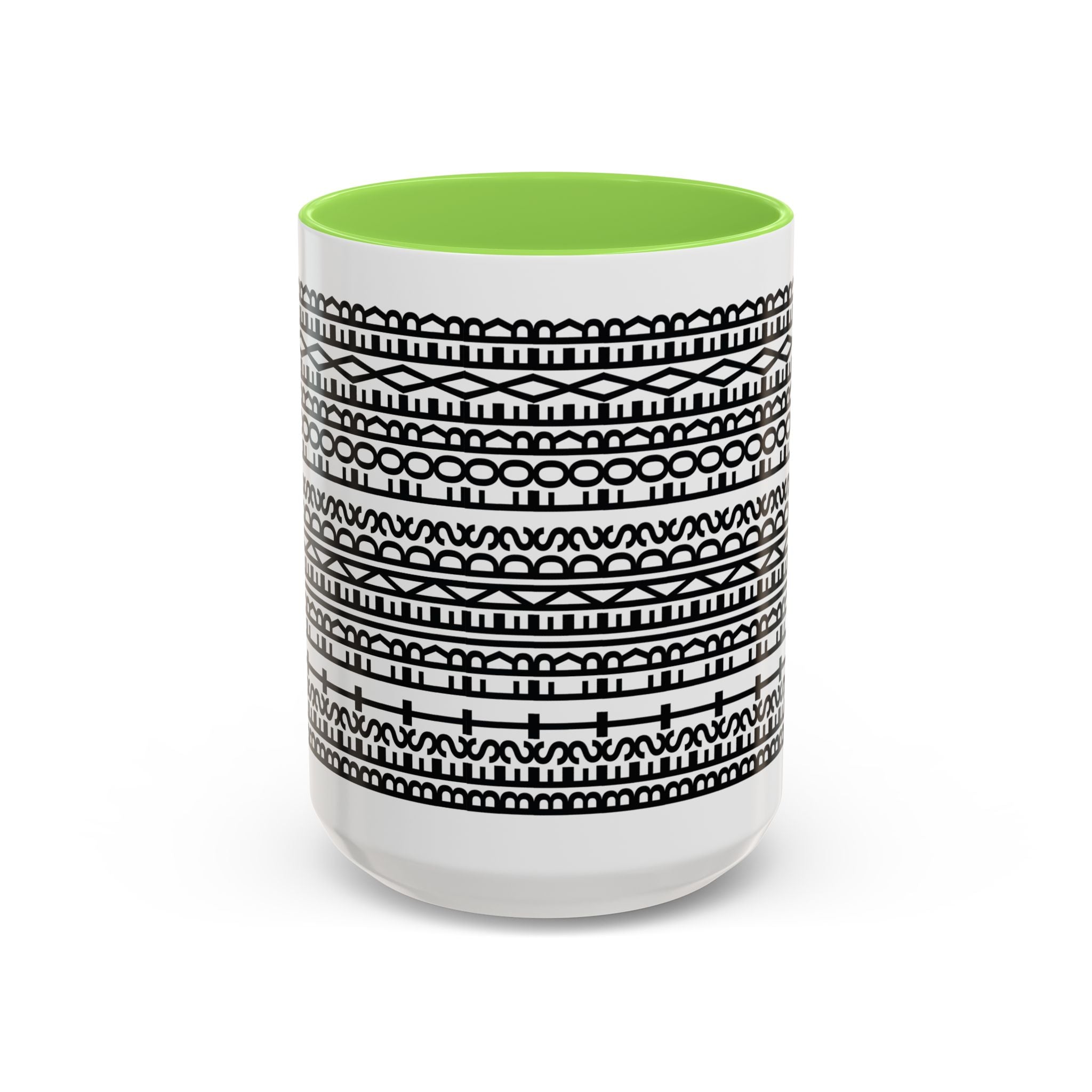 Mug - Best Friends Forever Colorful Geometric Design