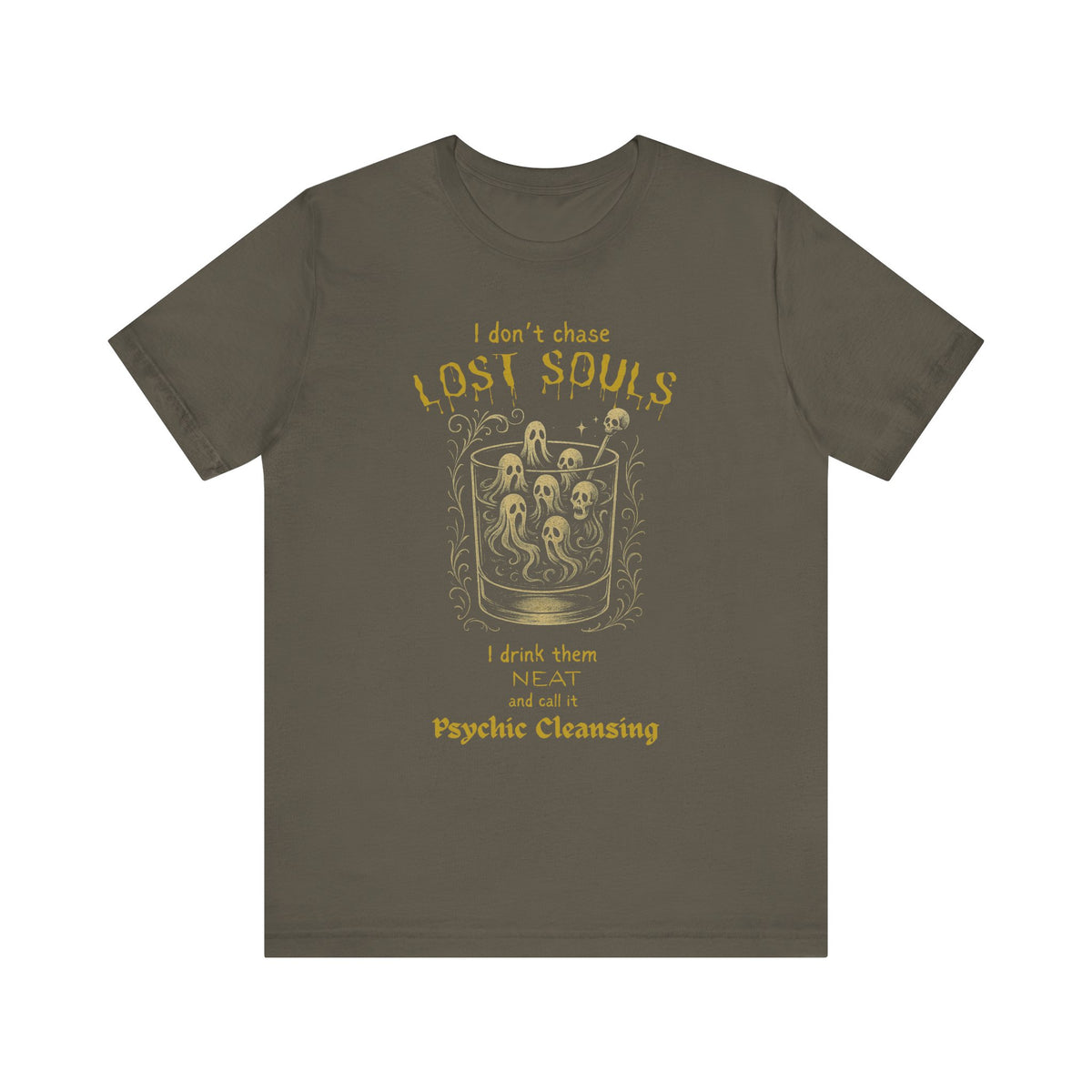 Lost Souls Unisex Tee with Glass Design
