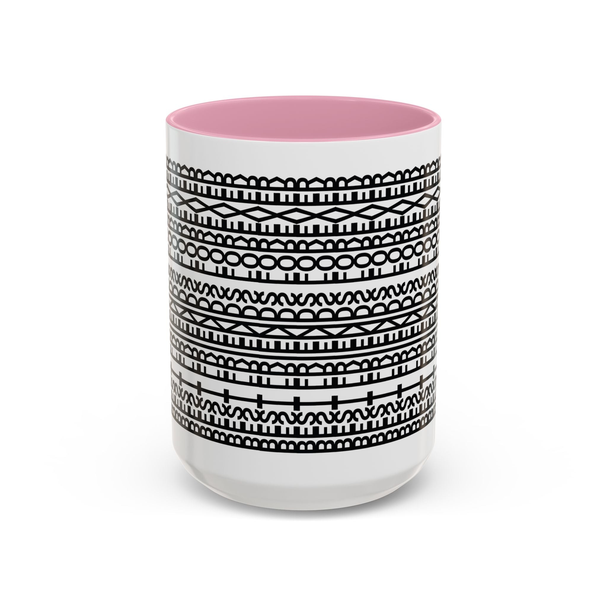 Mug - Best Friends Forever Colorful Geometric Design
