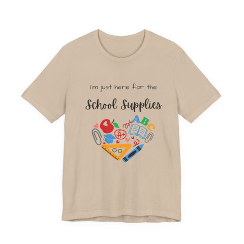 Teacher Tee - School Supplies Funny Unisex Shirt