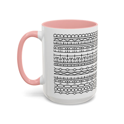 You're My Best Friend Stylish Accent Coffee Mug - Modern Design, Home Decor, Gift for Coffee Lovers, Unique Mug for Birthdays, Black and White Pattern