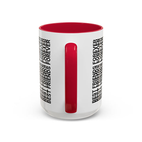 Mug - Best Friends Forever Colorful Geometric Design