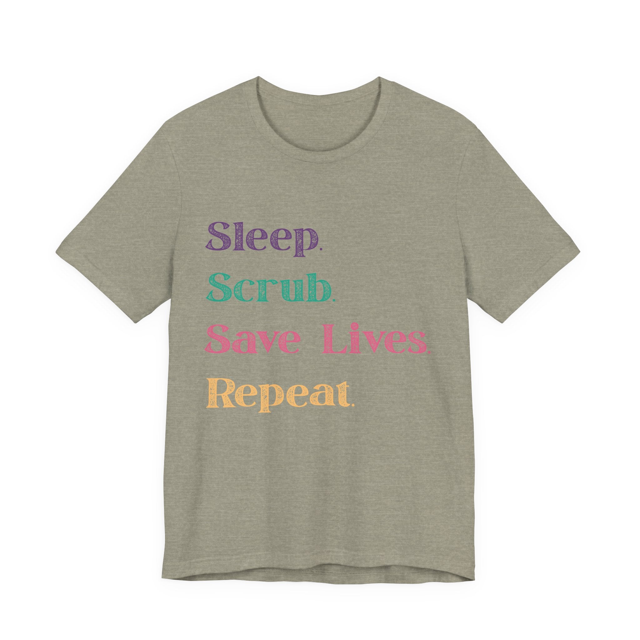 Healthcare Professional Tee - 'Sleep Scrub Save Lives Repeat' Unisex T-Shirt
