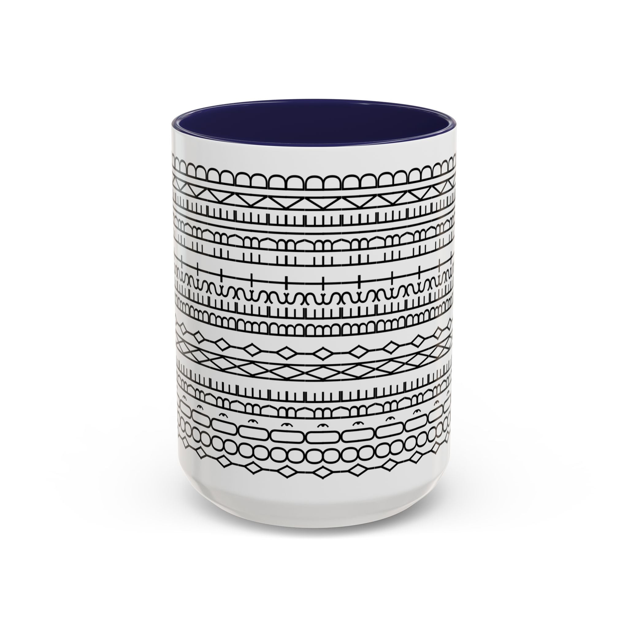 You're My Best Friend Stylish Accent Coffee Mug - Modern Design, Home Decor, Gift for Coffee Lovers, Unique Mug for Birthdays, Black and White Pattern