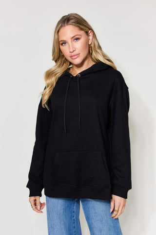 Simply Love Full Size Drawstring Long Sleeve Hoodie