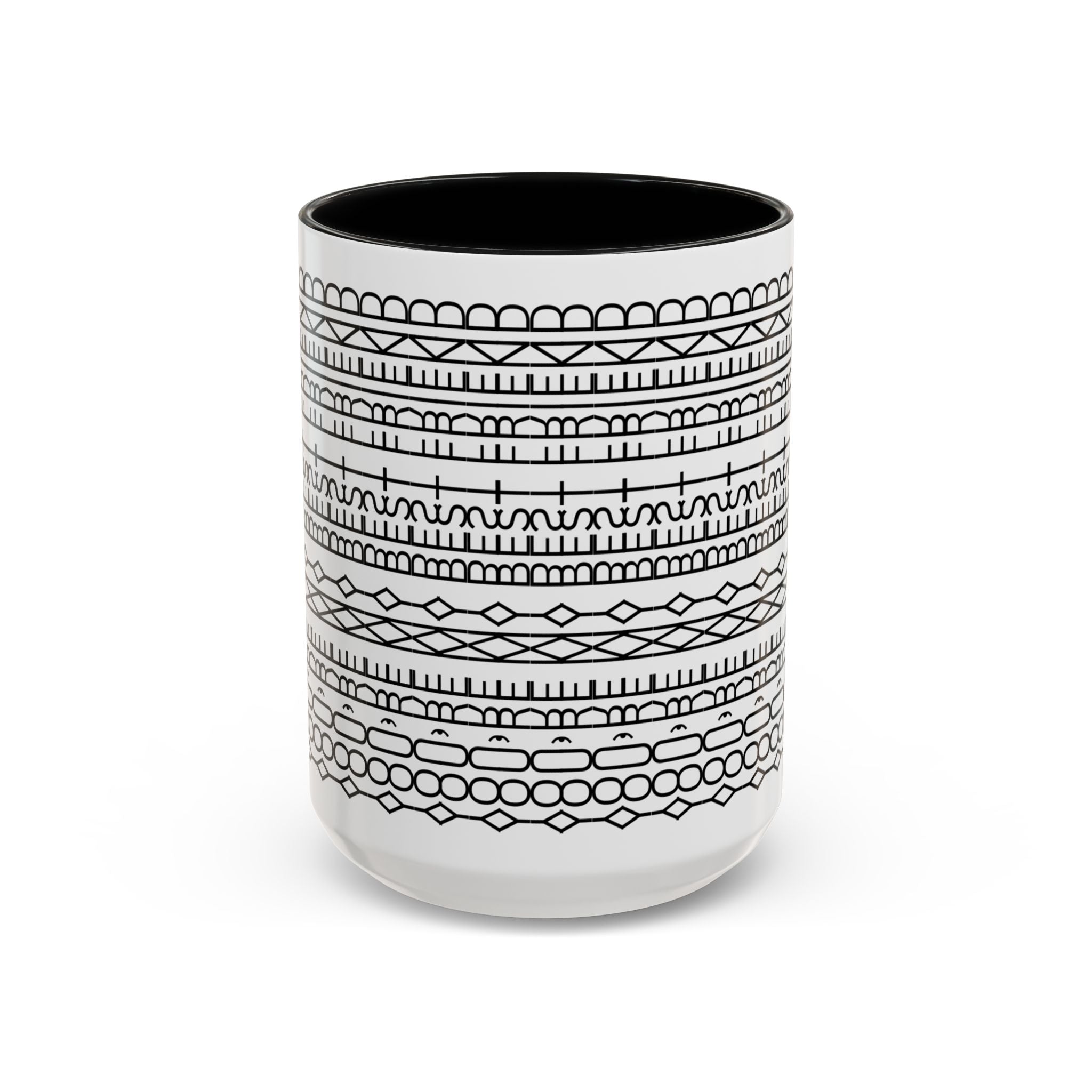 You're My Best Friend Stylish Accent Coffee Mug - Modern Design, Home Decor, Gift for Coffee Lovers, Unique Mug for Birthdays, Black and White Pattern