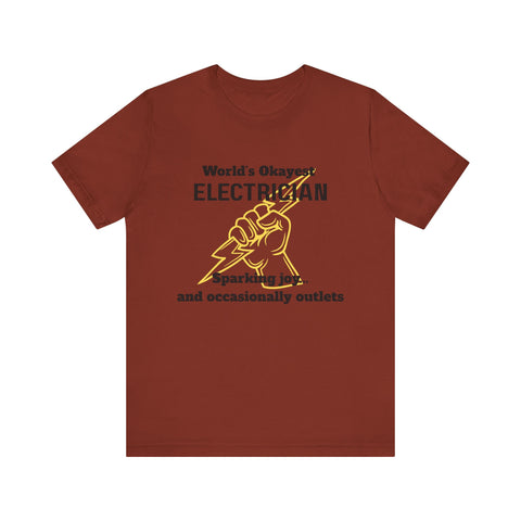 Funny Electrician T-Shirt, Gift for Electricians, Work Apparel, Humor Tee, Electrician Shirt, Job Celebration Tee