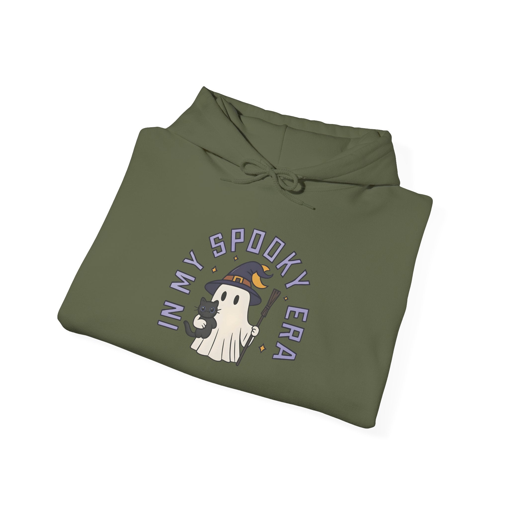Hoodie - Cute Ghost Holding a Cat In My Spooky Era Sweatshirt