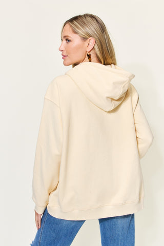 Simply Love Full Size Drawstring Long Sleeve Hoodie
