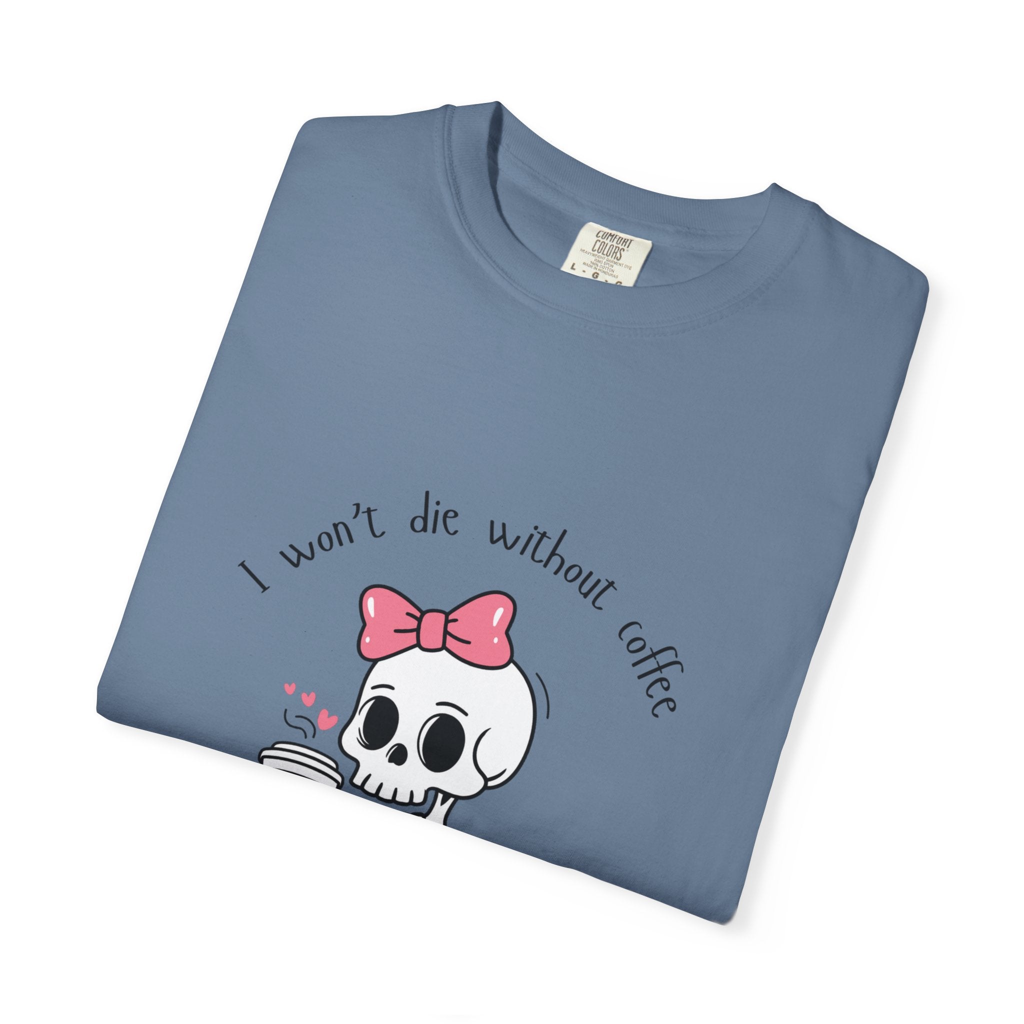 Unisex Skeleton Coffee T-Shirt - Perfect for Coffee Lovers & Halloween