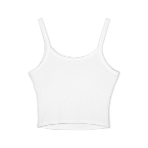 Sunny Vibes Women's Spaghetti Strap Tank Top | Motivational Graphic Tee
